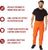 Blaze Orange - Tactical BDU Pants Cargo Fatigues - Poly/Cotton Twill - Button Fly