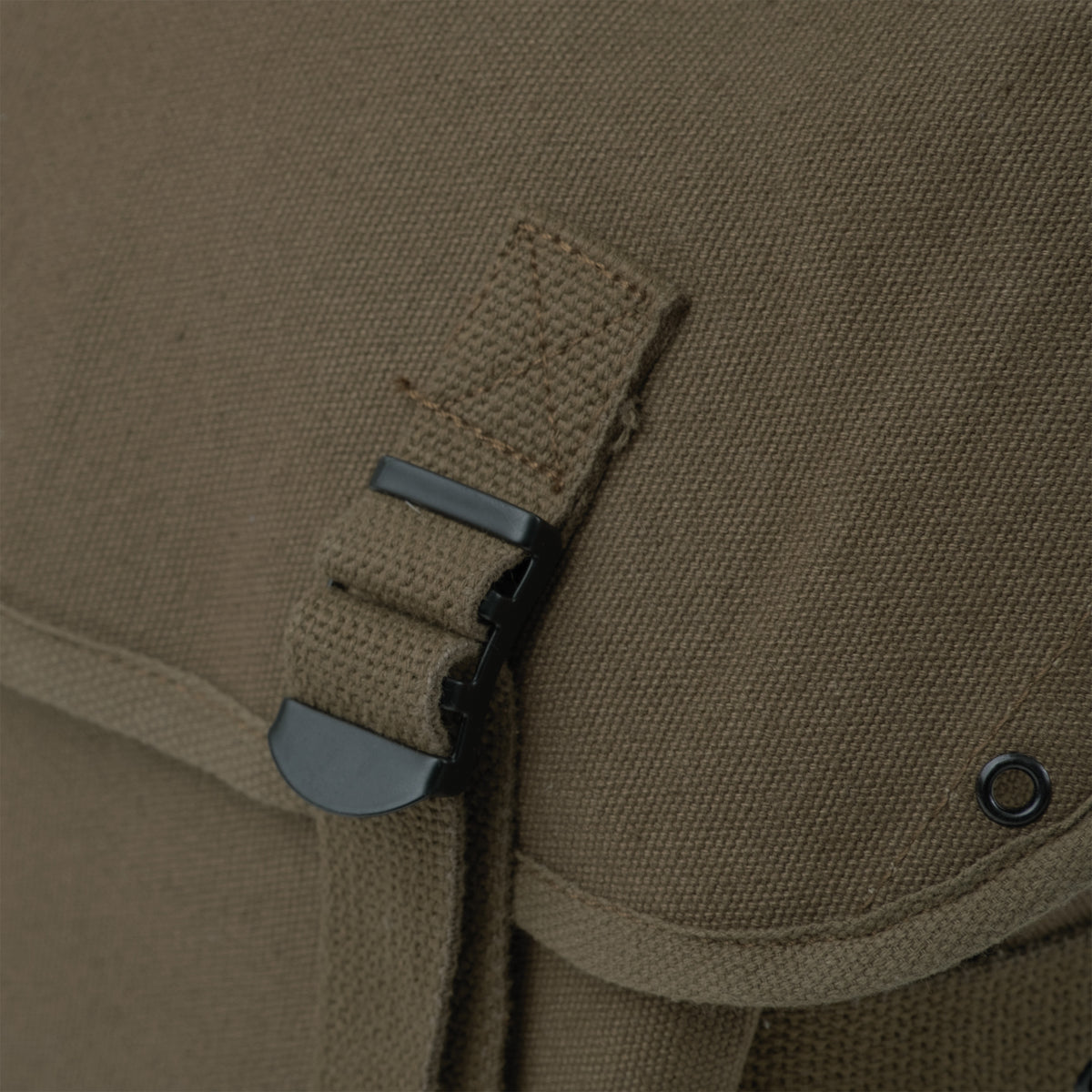 Olive Drab - Heavyweight Cotton Canvas Butt Pack with Alice Clips