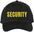Security Embroidered Baseball Cap | Officer Guard Bouncer Large Text Adjustable Work Hat