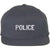 POLICE Snapback Hat – Embroidered Flat Bill Cap for Law Enforcement & Security, Adjustable, Durable Fit