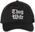 Thug Wife Embroidered Baseball Cap | Funny Thugs Gangsta Style Streetwear Adjustable Cap for Wives & Women