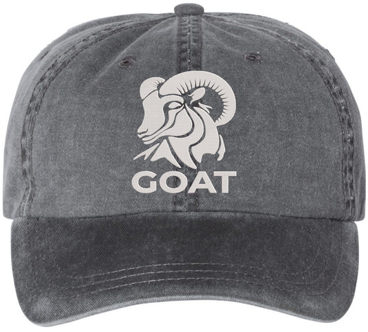 GOAT Embroidered Baseball Cap Funny Greatest of All Time Dad Hat