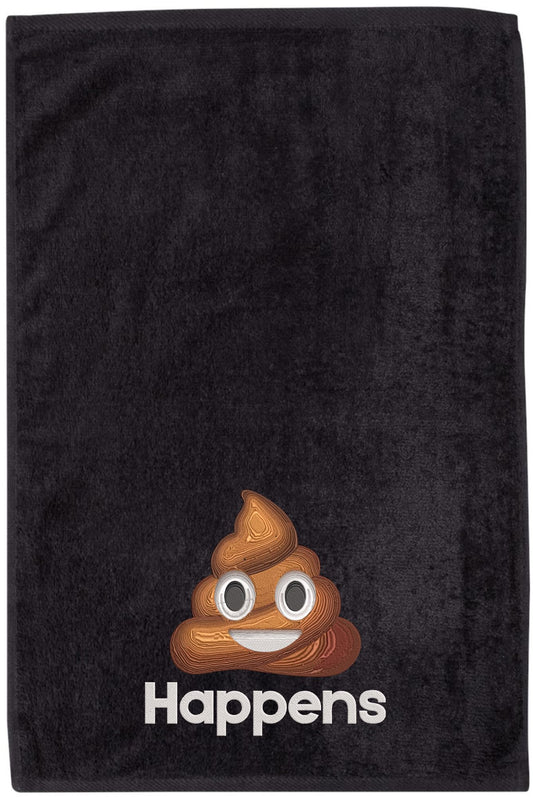 Funny Embroidered 100% Cotton Hilarious Sarcastic Graphic Hand Towel With Hemmed Edges