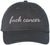 Fuck Cancer Embroidered Baseball Cap | Anti-Cancer Awareness Cotton Dad Hat Support Cancer Fighters & Survivors