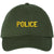 POLICE Unstructured Dad Hat Low Profile Adjustable Baseball Cap for Security, Guard & Law Enforcement Uniforms