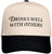 Drinks Well With Others Two Toned Twill Hat | Funny Party Drinking Embroidered Snapback Cap for Men & Women