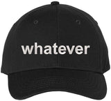 Whatever Embroidered Cap Funny Meme Minimalist Humor Dad Hat Casual Baseball Cap