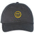 SMILEY FACE Adjustable Dad Cap Unstructured Face Trendy Unisex Preppy Hat