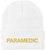 Paramedic Embroidered Beanie Hat | 100% Acrylic Winter Knit Cap for Emergency Medical Services First Responders