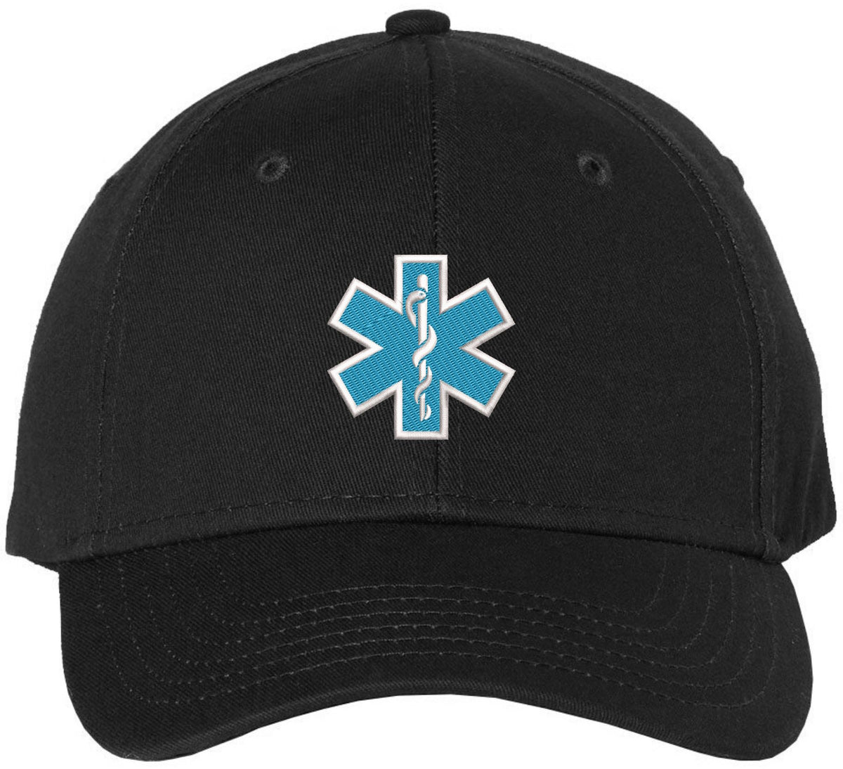 EMS EMT Emergency Medical Star of Life Embroidered Adjustable 100% Cotton Unisex Baseball Cap Hat