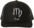 Zodiac Signs Embroidered Trucker Hat | Adjustable Snapback Astrology Horoscope Monthly Symbols Designs Mesh Cap, Black