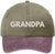 Grandpa Embroidered Baseball Cap | 100% Cotton Twill Two Tone Grandfather Fathers Day Hat