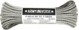 Army Universe 550lbs Paracord - Made in USA, Military Grade Type III Nylon, 7 Strand Utility Cord Rope for Commercial & Outdoor Use