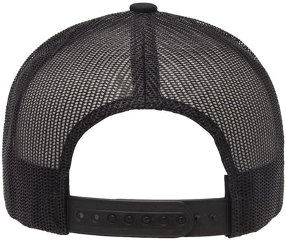 Embroidered Trucker Hat Mesh Snapback Cap Skull UFO Jolly Roger Hops Leaf Design