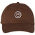 SMILEY FACE Adjustable Dad Cap Unstructured Face Trendy Unisex Preppy Hat