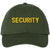 SECURITY Low Profile Baseball Dad Cap Unstructured Uniform Guard Officer Agent Adjustable Hat