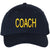 COACH Baseball Hat Embroidered Uniform Sports Cap for Head & Assistant, Adjustable for Men & Women Coaches