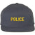 POLICE Snapback Hat – Embroidered Flat Bill Cap for Law Enforcement & Security, Adjustable, Durable Fit