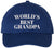 World’s Best Grandpa Embroidered Dad Hat Grandpa Gift Father’s Day Classic Baseball Style Cap