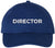 Director Embroidered Baseball Cap | | Adjustable Cotton Dad Hat for Men & Women, Military Inspired Style