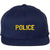 POLICE Snapback Hat – Embroidered Flat Bill Cap for Law Enforcement & Security, Adjustable, Durable Fit