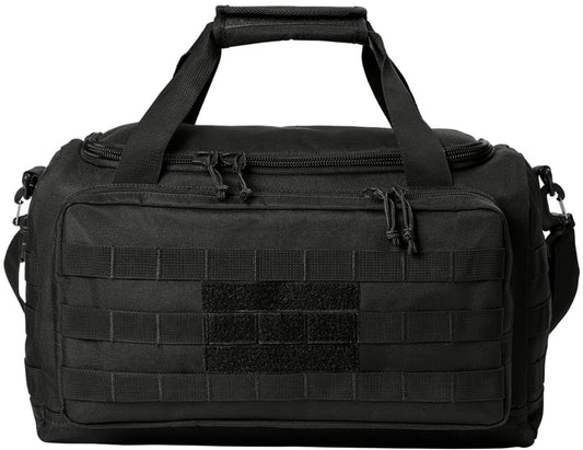 Tactical Gear MOLLE Carry Bag, Durable 600D Polyester, Patch-Ready & Padded Strap, Medium Size