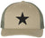 Star Embroidered Trucker Cap Patriotic Streetwear Mesh Back Baseball Hat