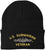 U.S. Submarine Veteran Embroidered Beanie Navy Veteran Knit Cuffed Hat