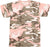 Tactical Camouflage T-Shirt Army Fashion Color Camo Military Crewneck Short Sleeve Top Tee Shirt