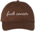 Fuck Cancer Embroidered Baseball Cap | Anti-Cancer Awareness Cotton Dad Hat Support Cancer Fighters & Survivors