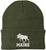 Maine Moose Embroidered Beanie Cap | USA Wildlife Graphic Warm Winter Knit 100% Acrylic Outdoor Adventure Hat
