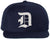 Old English Alphabet D Embroidered Baseball Cap | Classic Gothic Letter Adjustable Flat Bill Snapback Unisex Hat