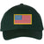USA Flag Patch with Gold Border Embroidered Premium Hat 100% Cotton Adjustable Baseball Cap