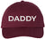 Daddy Embroidered Dad Hat | 100% Cotton Adjustable Baseball Cap | Casual Father's Day Hat for Dad