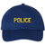 POLICE Unstructured Dad Hat Low Profile Adjustable Baseball Cap for Security, Guard & Law Enforcement Uniforms