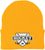 Hockey Embroidered Beanie | Winter Knit Skull Cap with Hockey Graphic | Warm Cuffed Hat for Men & Women