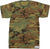 Tactical Camouflage T-Shirt Army Fashion Color Camo Military Crewneck Short Sleeve Top Tee Shirt