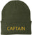 Captain Embroidered Beanie | USA Military Army Warm & Comfortable Winter Knit Hat for Men and Women