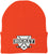Hockey Embroidered Beanie | Winter Knit Skull Cap with Hockey Graphic | Warm Cuffed Hat for Men & Women
