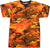 Tactical Camouflage T-Shirt Army Fashion Color Camo Military Crewneck Short Sleeve Top Tee Shirt