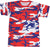 Tactical Camouflage T-Shirt Army Fashion Color Camo Military Crewneck Short Sleeve Top Tee Shirt