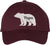 Papa Bear Embroidered Baseball Cap Casual Mid Profile Dad Hat Father’s Day Gift