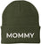 Mommy Embroidered Beanie | Bold Acrylic Knit Winter Hat | Casual Mother's Day Skull Cap Trendy Statement Mom Hat