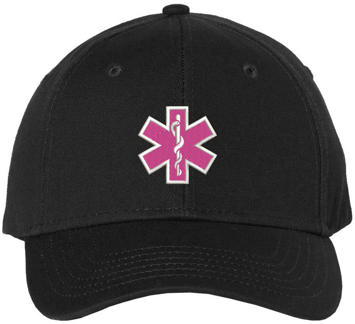 EMS EMT Emergency Medical Star of Life Embroidered Adjustable 100% Cotton Unisex Baseball Cap Hat