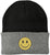 Smiiley Face Embroidered Beanie Hat | 100% Acrylic Knitted Winter Unisex Skull Cap