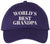 World’s Best Grandpa Embroidered Dad Hat Grandpa Gift Father’s Day Classic Baseball Style Cap