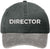 Director Embroidered Baseball Cap | Two Tone 100% Cotton Military Style Adjustable Unisex Hat