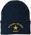 Veteran Retired Army Embroidered Beanie - Veterans Day & Army Retirement Gift for Men & Women - 100% Acrylic Knit Cuffed Cap