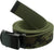 ARMYU Military Web Belt Reversible Cotton Canvas Army Camo & Solid Belts with Black Buckle 54