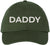 Daddy Embroidered Dad Hat | 100% Cotton Adjustable Baseball Cap | Casual Father's Day Hat for Dad